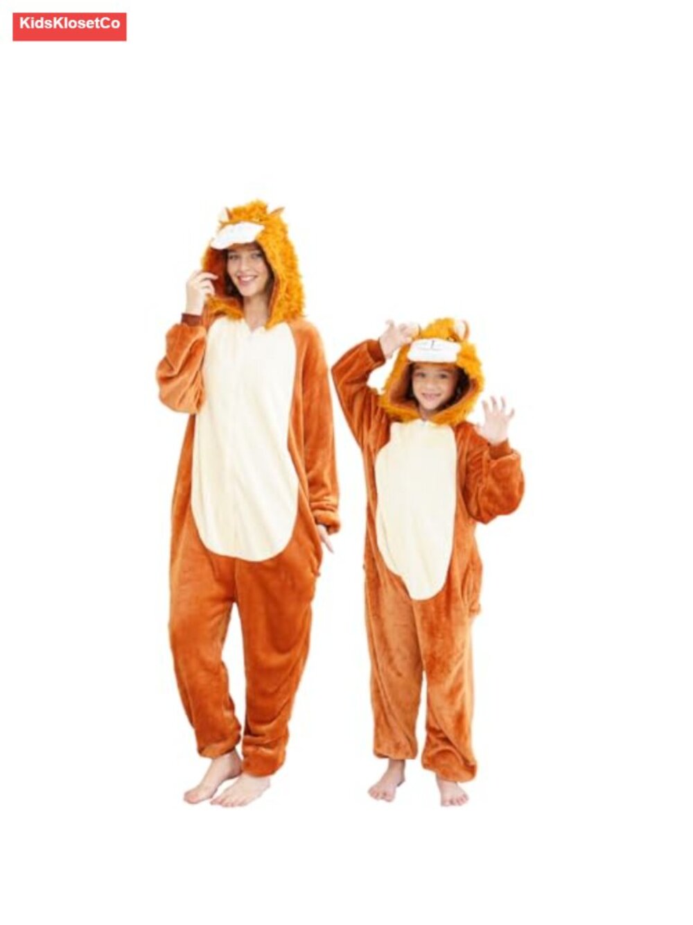 Fleece Onesie Pajama Lion Cosplay One Piece Costume